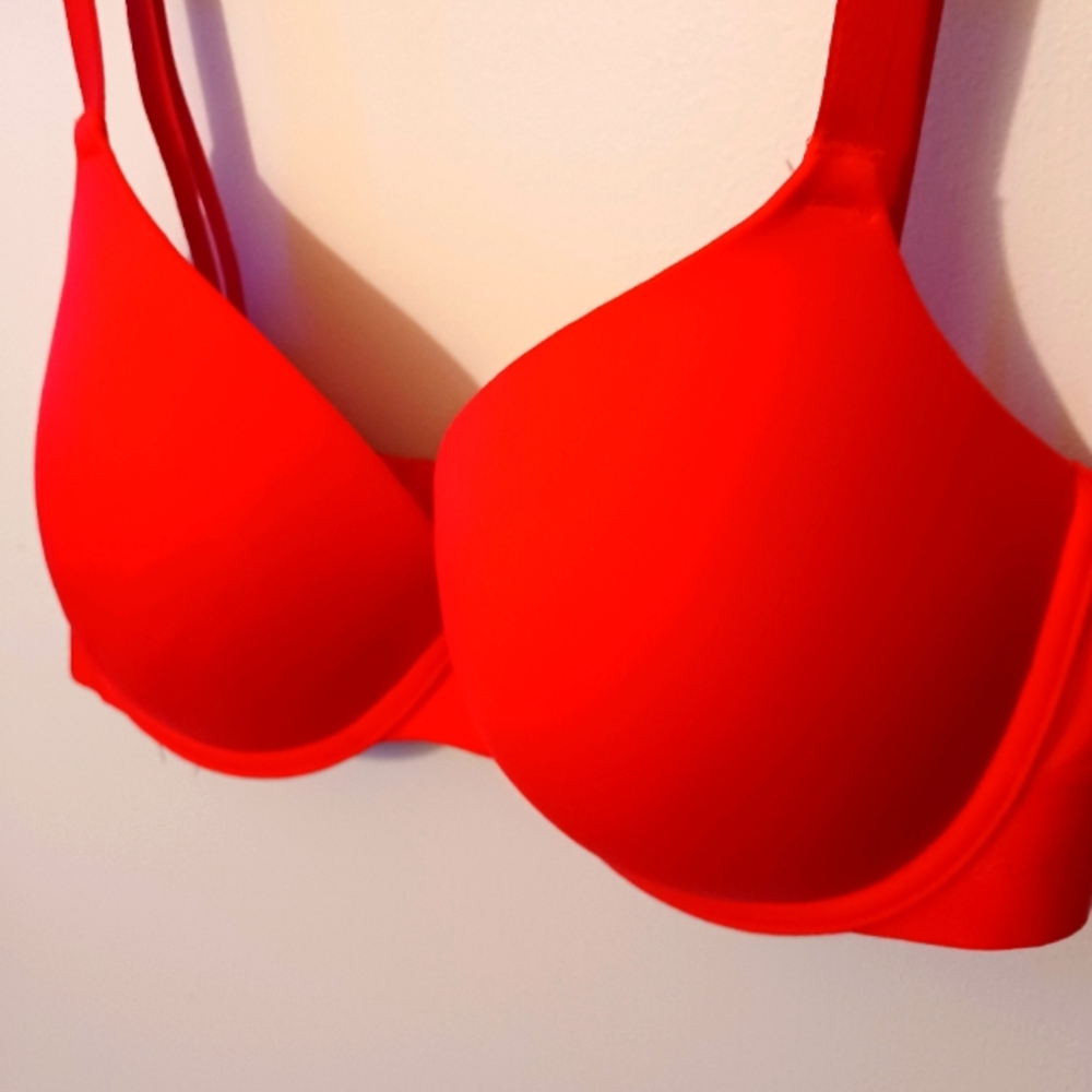 Red Push Up Bra PINK